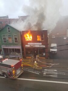 MFD responds to structure fire on Pleasant Street
